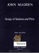 Songs of Sadness and Pitie for Oboe and Piano（1977 PDF版）
