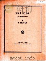 Prelude pour hautbois et Piano   1955  PDF电子版封面    Pierick Houdy 