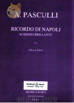 Ricordo di Napoli Scherzo Brillante for oboe & piano mr 2224（1995 PDF版）