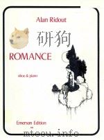 Romance for Oboe and Piano emerson edition 198（1989 PDF版）