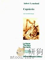 Capriccio pour clarinet et harpe la harpe the harp die harfe   1977  PDF电子版封面     