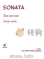 Sonata for oboe and piano ST-784（1989 PDF版）