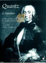 Johann Joachim Quantz 6 Sonatas for Flute and Basso continuo opus 1 Volume 2 Sonatas 4-6 ED 8007（1994 PDF版）