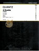 6 Duets for 2 flutes opus 2 Heft 1/Volume 1:Nos.1-3 FTR 180   1997  PDF电子版封面     