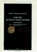 Vor Des Lichten Tages Schein Adventskantate fur mittlere Singstimme Flote Violine Oboe V 6122（1966 PDF版）