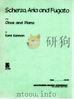 Scherzo Aria and Fugato for Oboe and Piano SS-998（1972 PDF版）