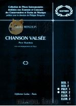 Chanson Valsee pour Hautbois avec accompagnement de Piano A.L.27.336   1988  PDF电子版封面     