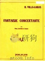 Fantaisie Concertante pour piano clarinette et basson M.E.674i（1956 PDF版）