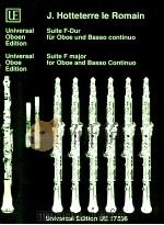 universal oboe edition Suite F major for Oboe and Basso Continuo realization of the figured bass:sie（1991 PDF版）