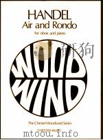handel Air and Rondo for oboe and piano   1991  PDF电子版封面  0711941858   