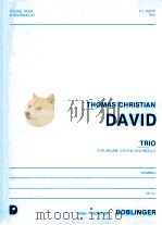 Trio fur Violine Viola & Violoncello stimmen 06 027   1987  PDF电子版封面     