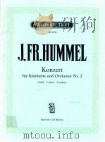 edition breitkopf Nr.6751 Konzerte fur Klarinette und Orchester Nr.2 f-moll Ausgabe fur Klarinette u   1976  PDF电子版封面     