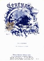 Serenade Pour Le Hautbois Avec Accompagnement de Piano AL 7 812     PDF电子版封面    G.Pierne 
