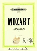 edition peters Nr.3315a Sonaten für Klavier und Violine band Ⅰ Herausgegeben von Arthur Schnabel und（1940 PDF版）