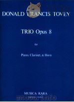 Trio op.8 for piano clarinet and horn   1980  PDF电子版封面     