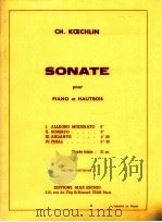 Sonate pour Piano et Hautbois（1981 PDF版）