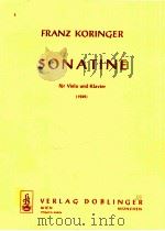 Sonatine fur Viola und Klavier 1949（1967 PDF版）