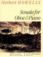 sonata for oboe and piano Cat.No.12 0605   1987  PDF电子版封面    Herbert Howells 