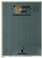Sonate fur Englisch Horn und Klavier 1941 ED 3672（1970 PDF版）