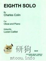 Eighth solo for Oboe and piano SS -984   1972  PDF电子版封面    charles Colin 