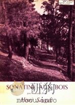 Sonatine aux bois pour Hautbois et Piano   1973  PDF电子版封面    Henri Sauguet 