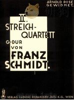 Streichquartett Nr.2 G-dur   1929  PDF电子版封面    Franz Schmidt 