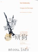Images de Norvege pour clarinette en sib et piano（1980 PDF版）