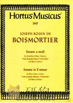 Sonata in E minor for Flute Oboe Violin Viola da gamba Bassoon Violoncello and Basso continuo Op.XXX   1959  PDF电子版封面     