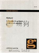 notturni for clarinetBb and piano   1973  PDF电子版封面     