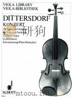 Konzert in F-Dur für Viola und Orchester Krebs Them.Verz.168 Klavierauszug VAB 9   1987  PDF电子版封面     