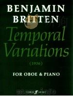 Temporal Variations 1936 for oboe and piano   1980  PDF电子版封面     