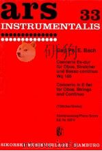 concerto e-flat-major for oboe strings and continuo Tottcher/Grebe Klavierauszug Ed.Nr.537k（1959 PDF版）