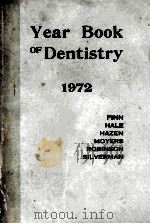 YEAR BOOK OF DENTISTRY 1972（1972 PDF版）