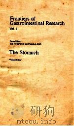 FRONTIERS OF GASTROINTESTINAL RESEARCH VOL.6 THE STOMACH（1980 PDF版）