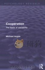COOPERATION  THE BASIS OF SOCIABILITY（1991 PDF版）