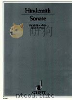 Sonate fur Violine allein opus.31 Nr.2 ED 1902   1924  PDF电子版封面    Paul Hindemith 