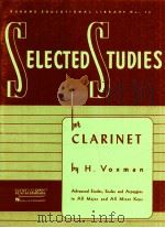 Selected Studies Advanced Etudes Scales and Arpeggios in all Major and Minor Keys for Clarinet NO.78     PDF电子版封面    H.Voxman 