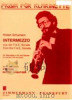 Intermezzo fur clarinet in bb and piano ZM 30890   1997  PDF电子版封面     