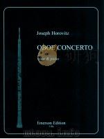 OBOE CONCERTO oboe & piano 318a   1997  PDF电子版封面    Joseph Horovitz 