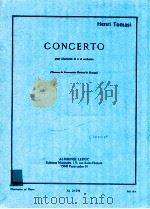 Concerto pour clarinette si b et orchestra al21 276   1954  PDF电子版封面    Henri Tomasi 