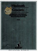 Concerto for klarinette  in A and orchester 1947 ed 4025（1978 PDF版）
