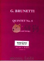 quartet No.4 for bassoon and strings（1979 PDF版）