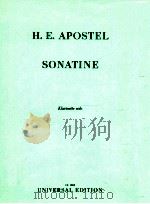 Sonatine Op.19 Nr.2 Klarinette solo UE 12216   1953  PDF电子版封面    H.E.Apostel 