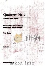 Quartett Nr.2 for oboe violine viola and violoncello G-Major Ed.-Nr.0050   1992  PDF电子版封面     