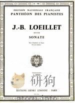 Sonate pour Hautbois et Piano en mi majeur harmonisation A.BEON No 938   1911  PDF电子版封面    J.-B LOEILLET 