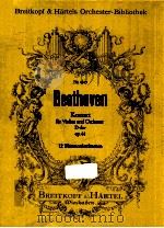 Konzert für Violine und Orchester D-dur op.61 nr.4343   1965  PDF电子版封面     