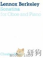 sonatina for oboe and piano   1990  PDF电子版封面  0711922632   