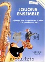 repertoire pour saxophone alto et piano  2 3 et 4saxophones alto 26510 hl（1999 PDF版）