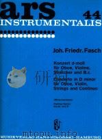 concerto in d minor for oboe violin strings and continuo Ed.Nr.612p   1962  PDF电子版封面     