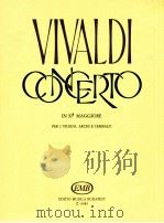 concerto in sib maggiore per 2 violini archi e cembalo p.v.390-f.i.no 40 rv 524 z6483   1971  PDF电子版封面    Vivaldi 